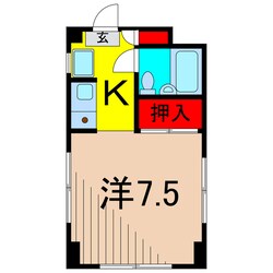 亀有駅 徒歩8分 2階の物件間取画像